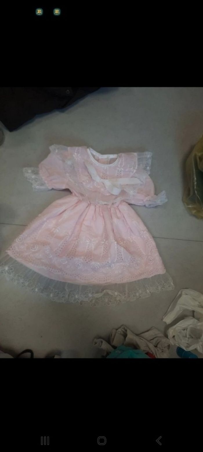 Robe princesse dentelle cérémonie vintage