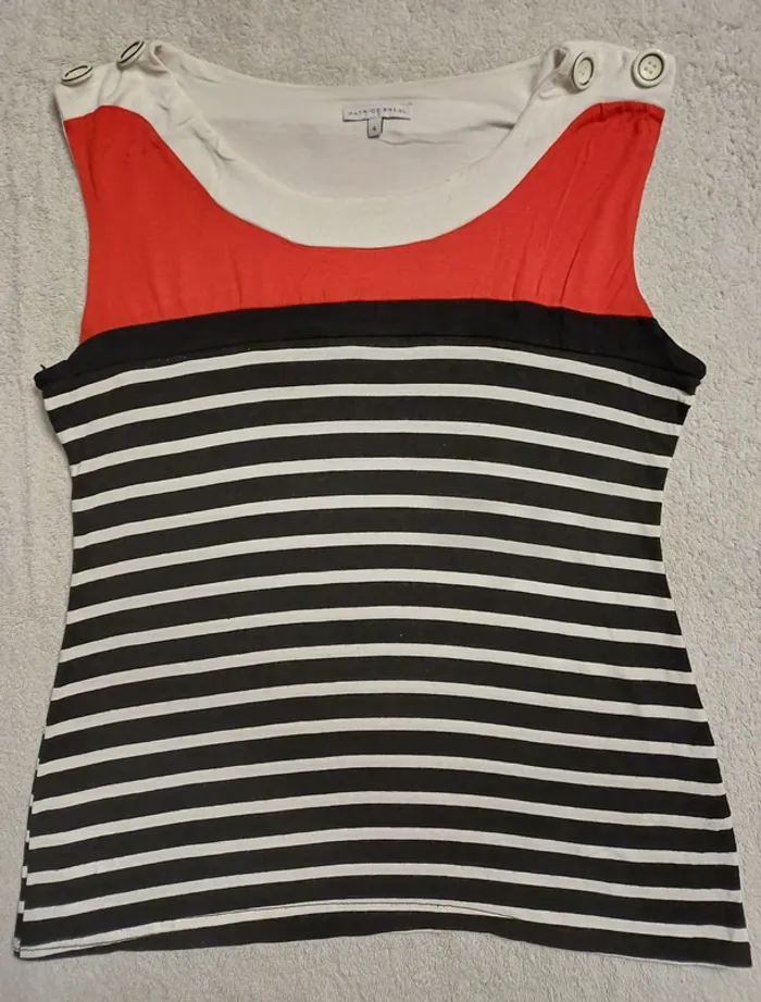 Tee-shirt Patrice Breal taille 4 (42)(XL) (réf perso CAR140)(familleac72)
