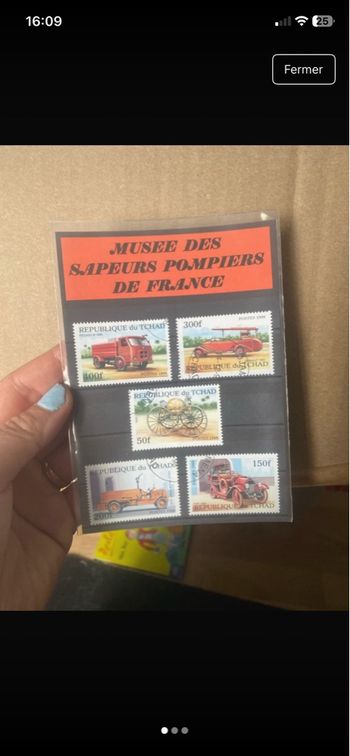 Lot timbre de collection 