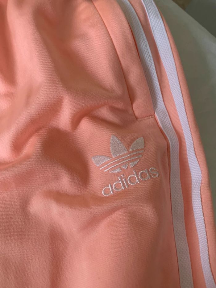 Jogging rose adidas vintage taille 164cm XS-S - photo numéro 2