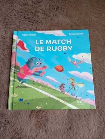 Livre Hachette Le match de rugby
