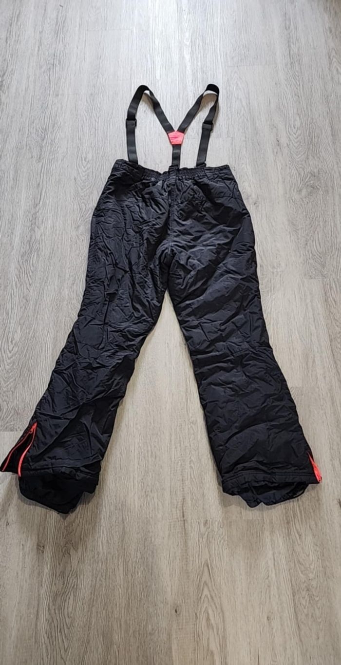 Pantalon  de  ski  , noir et  orange  ,à  bretelles  ,poches  ,U Oxygn  ,taille  42 - photo numéro 2