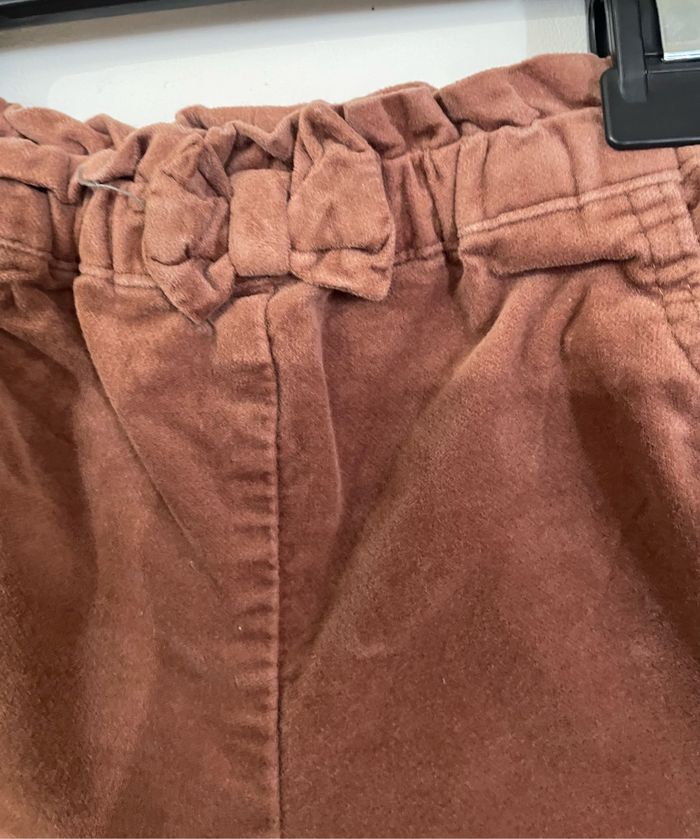Short Velours marron fille taille 18 mois C&A - photo numéro 3