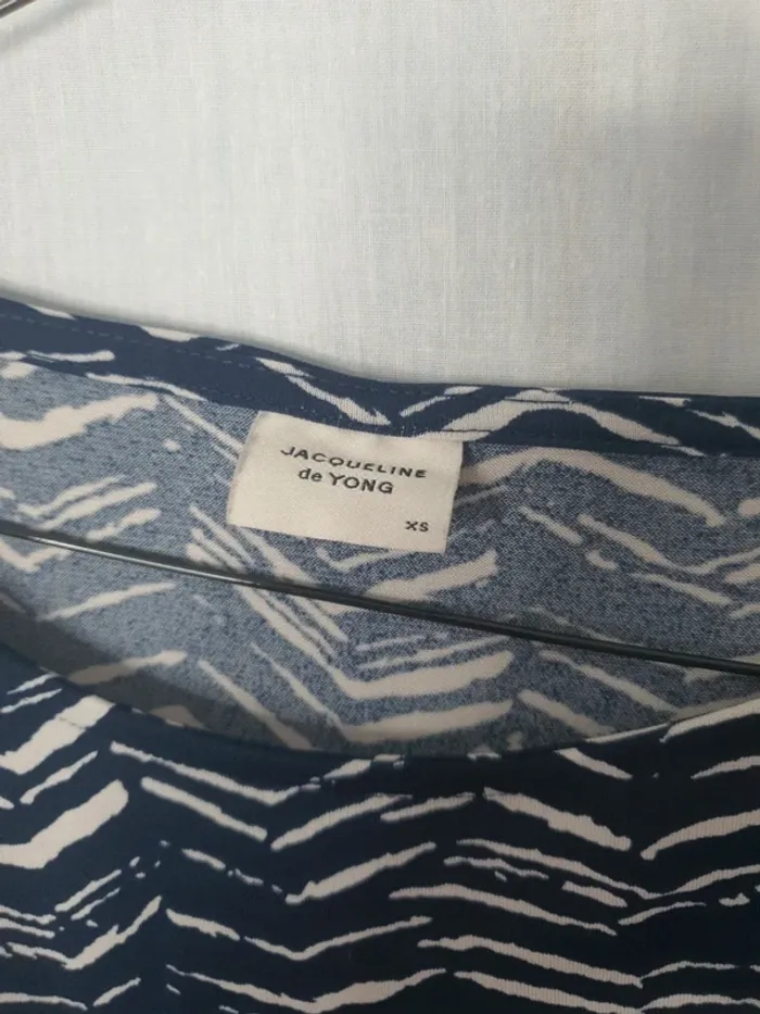 Robe bleu à motifs - photo numéro 3