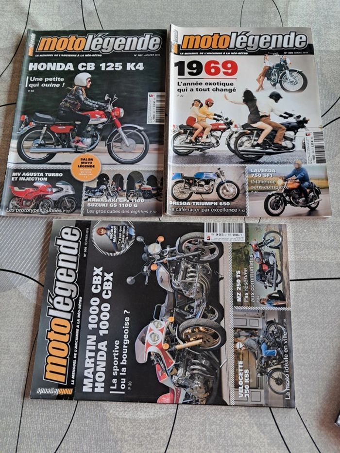 Lot magazines sur les motos  *Moto légende* - photo numéro 2