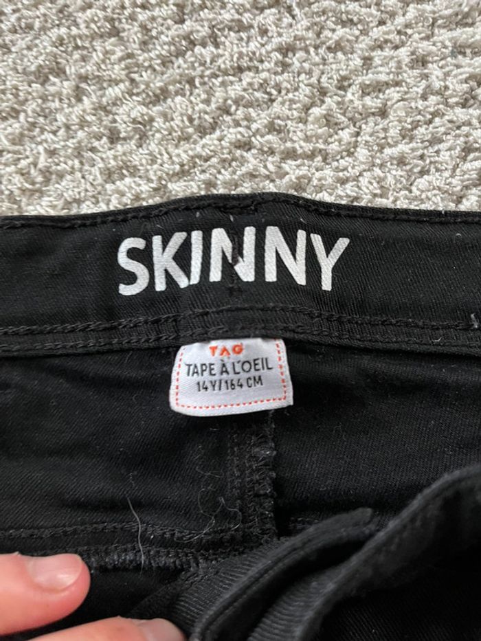Jean noir skinny Tape à l’œil taille 14 ans - photo numéro 5