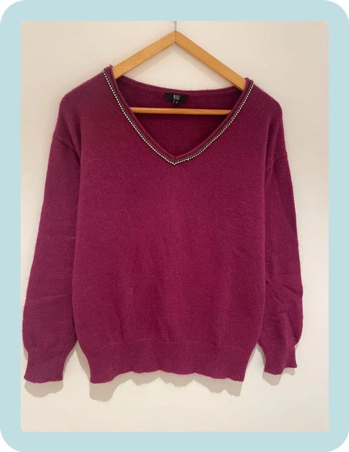 Pull Jacqueline Riu contenant de l’angora - photo numéro 2