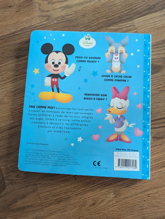 Livre miroir Disney Baby - Fais comme moi - NEUF - photo numéro 3