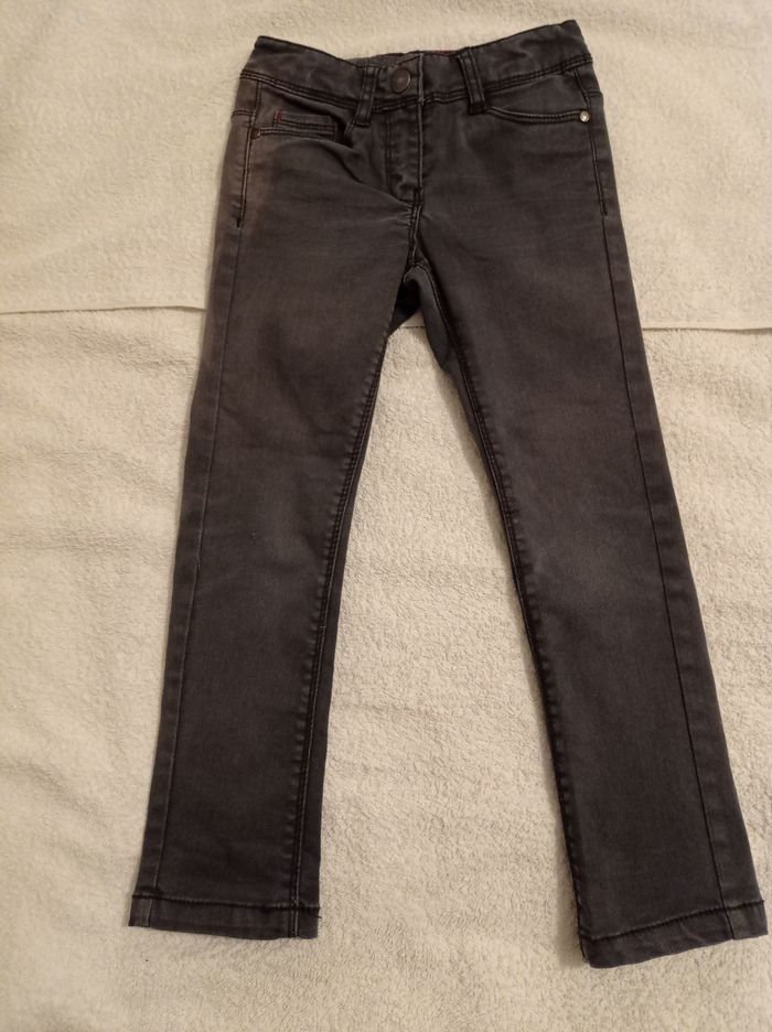 Marque tape à l'oeil taille 4 ans 104 cm pantalon jean gris - photo numéro 7