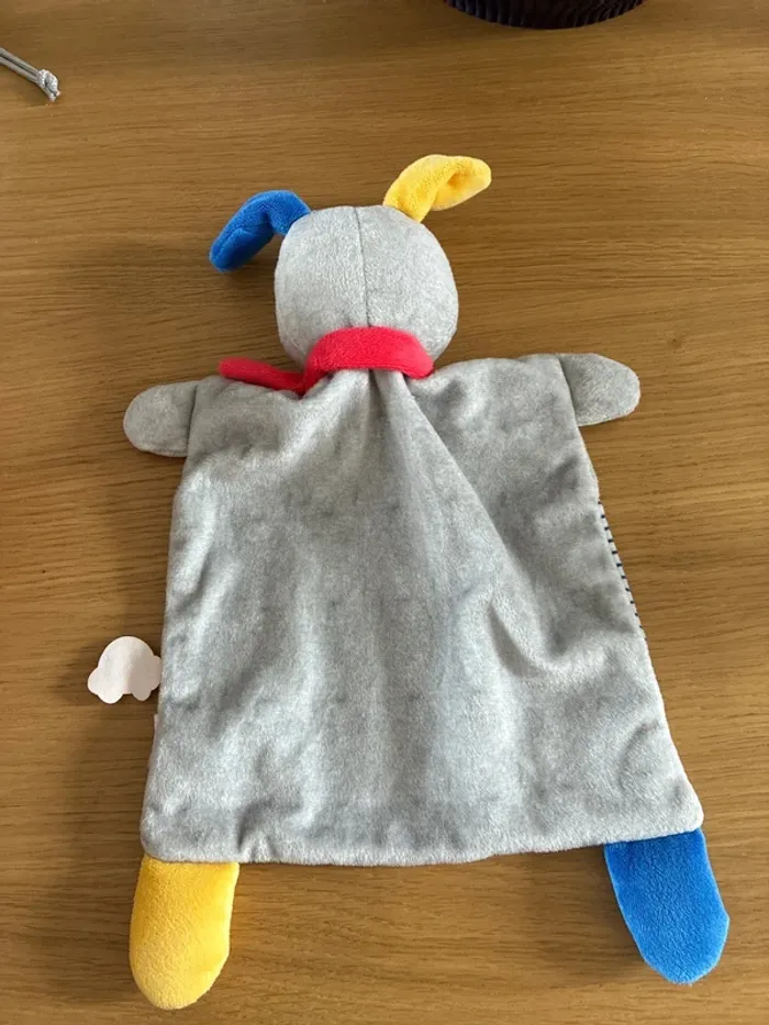Doudou plat tête chien - photo numéro 2