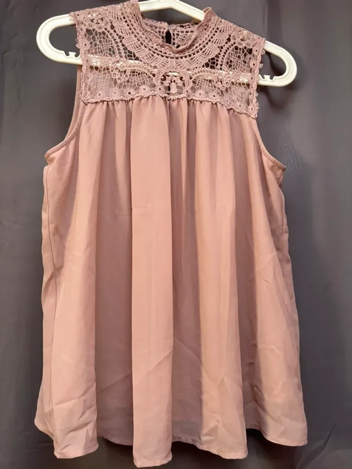 Haut Only, vieux rose, débardeur - photo numéro 2
