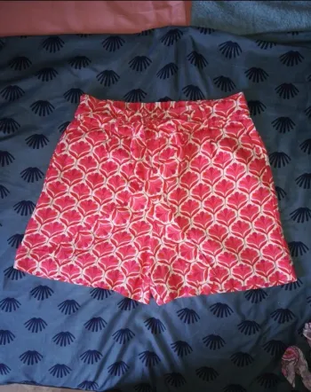 Short orangé et blanc, 9th Avenue, taille M, neuf
