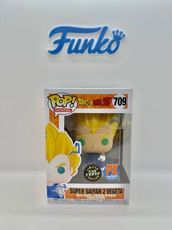 Funko Pop Dragon Ball Super Saiyan 2 Vegeta 709 Glow Chase PX 🇺🇸