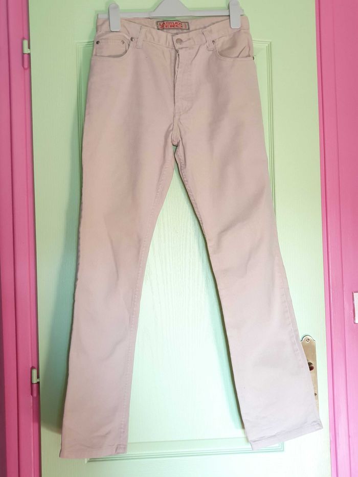 Jean beige homme taille 38