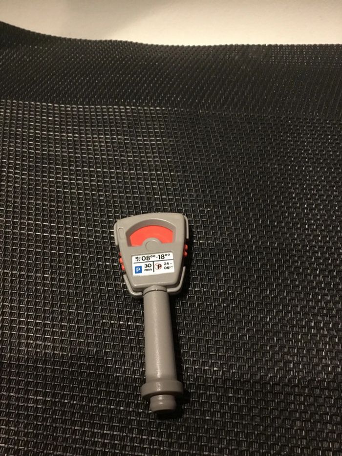 Playmobil borne parcmètre horodateur vintage pièces détachées 3988 - photo numéro 3