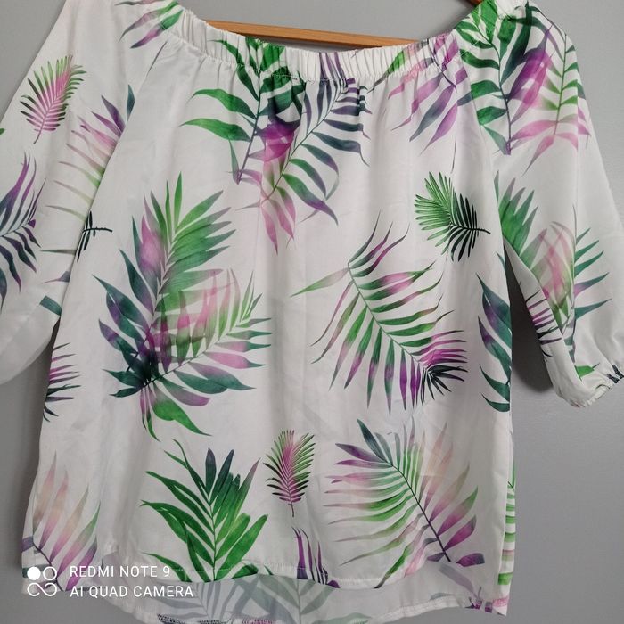 Top blanc à motifs t38/40 - photo numéro 6