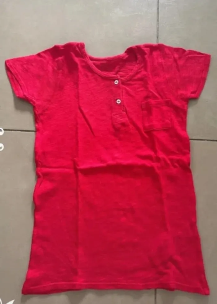 T-shirt rouge enfant fille 10 ans Bonton