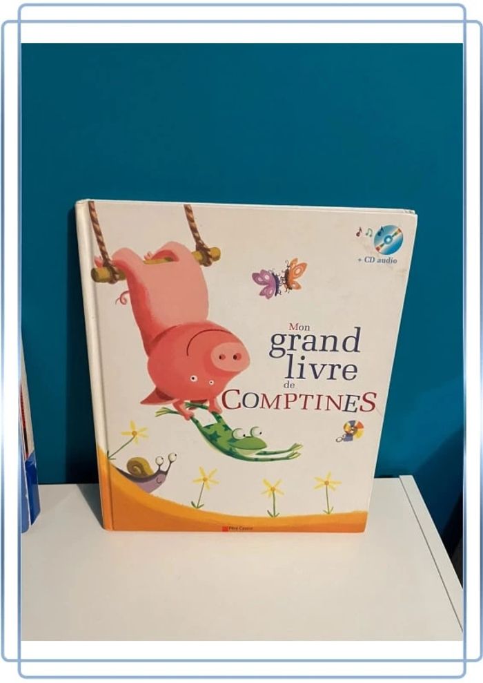 Livre mon grand livres de comptines avec CD