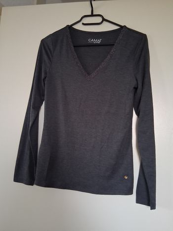 Sweat shirt gris ' t- XS" CAMAIEU