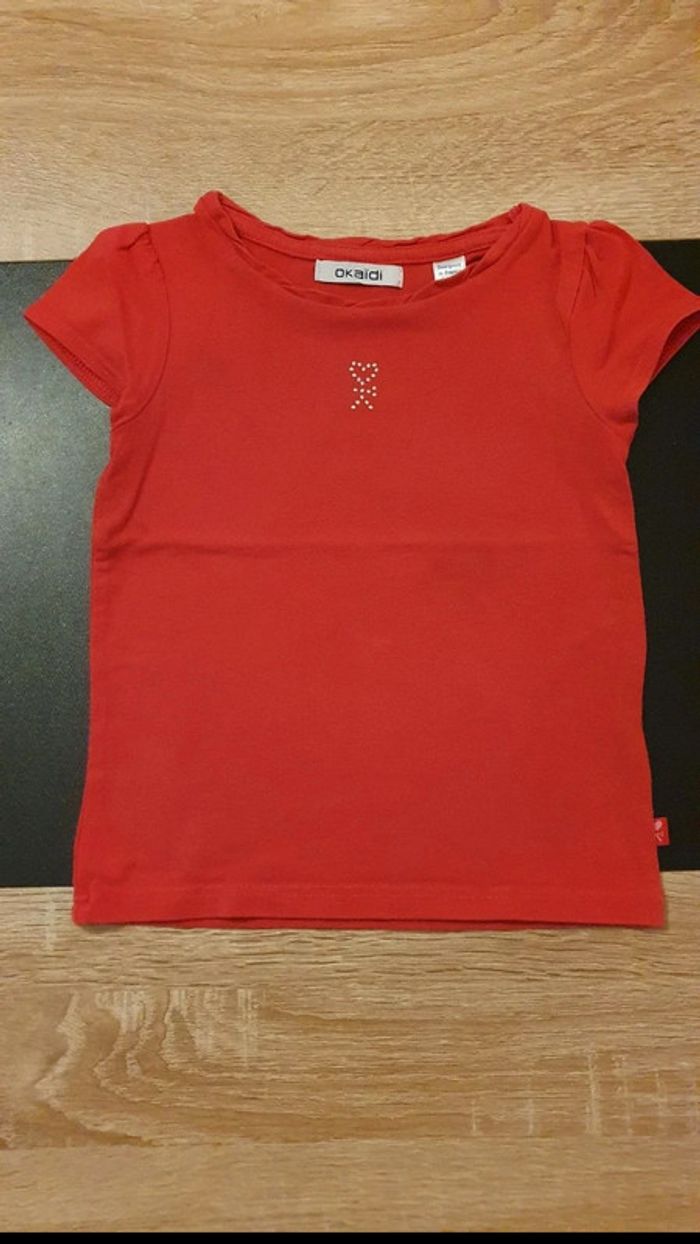 Lot de 2 tee-shirts manches courtes 2 ans - photo numéro 3