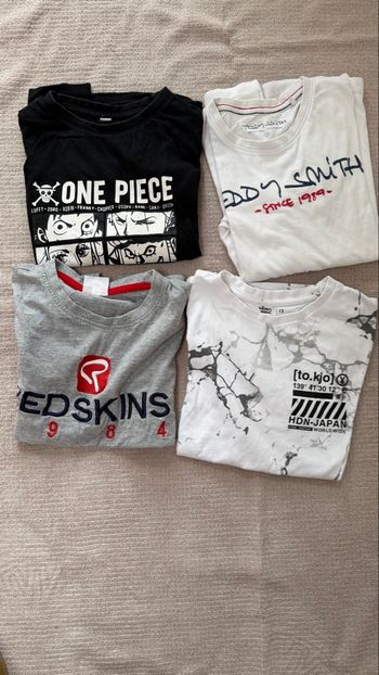 4 t-shirts garçon 10-12 ans