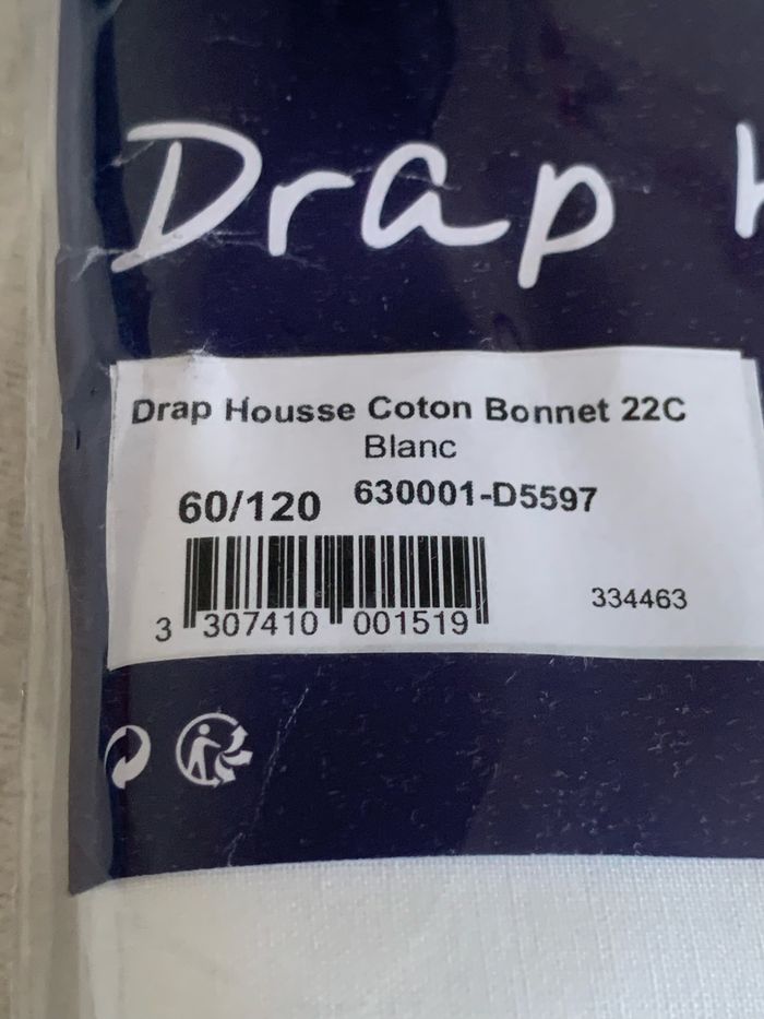 Drap housse neuf - photo numéro 3