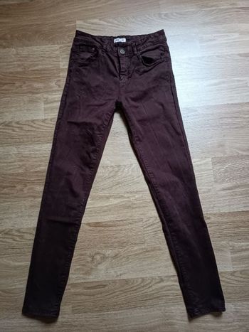 Pantalon slim marron prune Cache cache 40