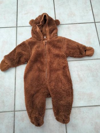 Combinaison polaire marron