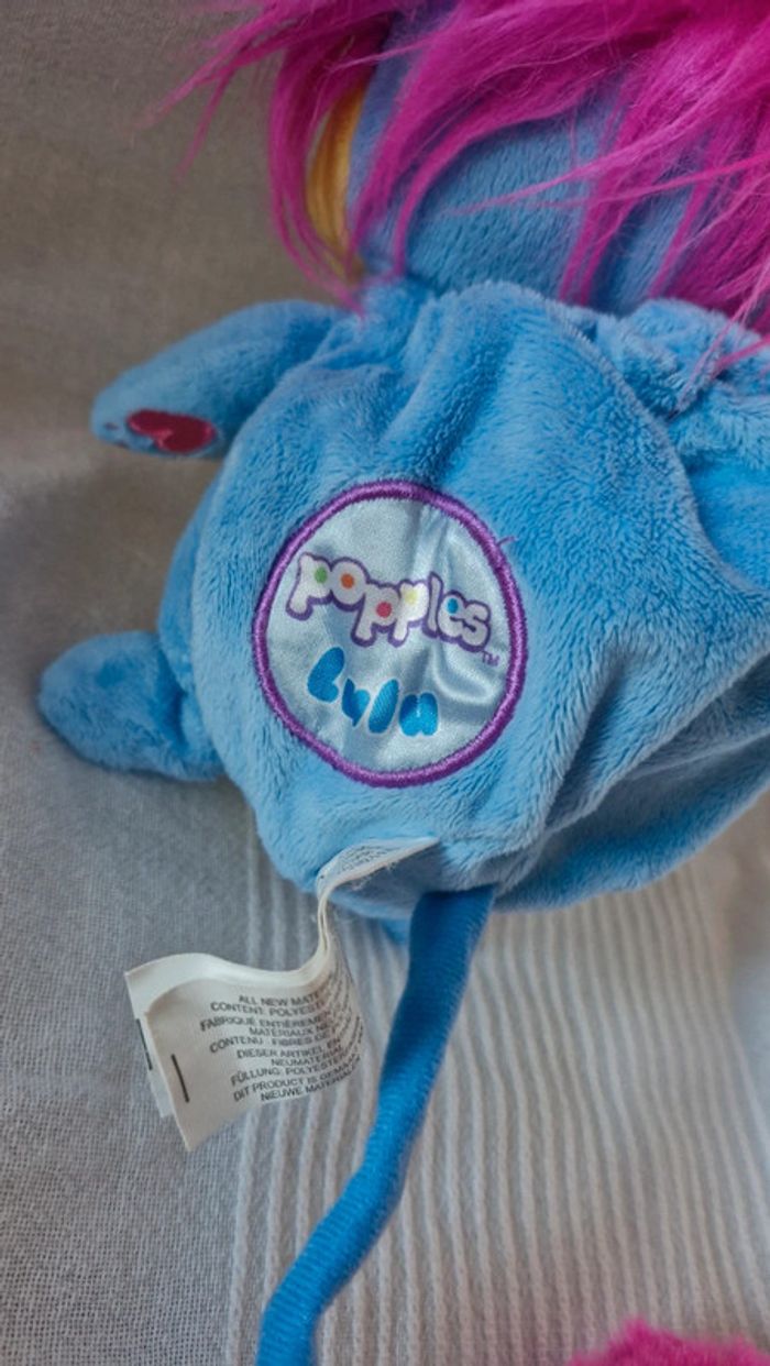 Popples lulu  bleu jaune - photo numéro 4