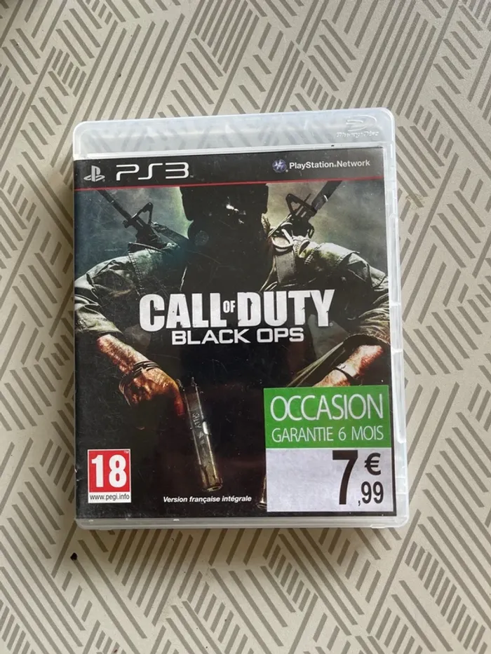Jeu PS3 Call of duty black ops