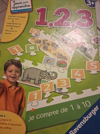 1 2 3 j apprend à compter