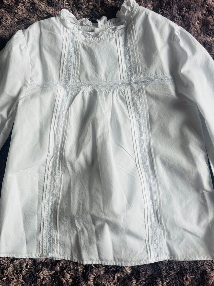 Blouse Jacadi 6ans blanche - photo numéro 2