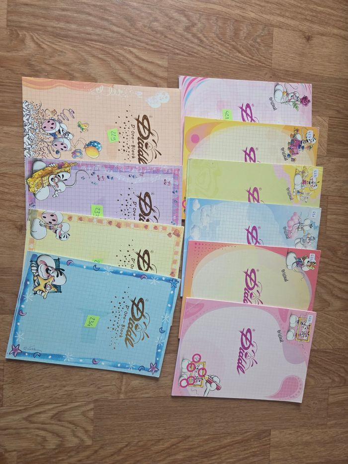 Lot de 40 feuilles diddl aléatoires - photo numéro 3