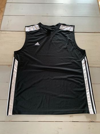 Débardeur Adidas Satin vintage logo brodé année 2004