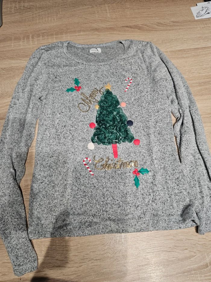 Pull Noël sapin 12 ans