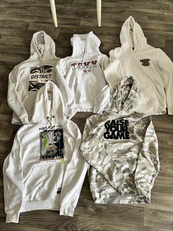 Lot de 5 pull à capuche