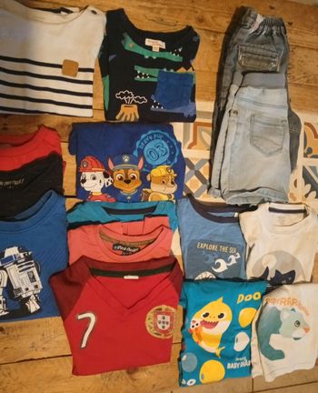 Lot vêtements 2 ans été 