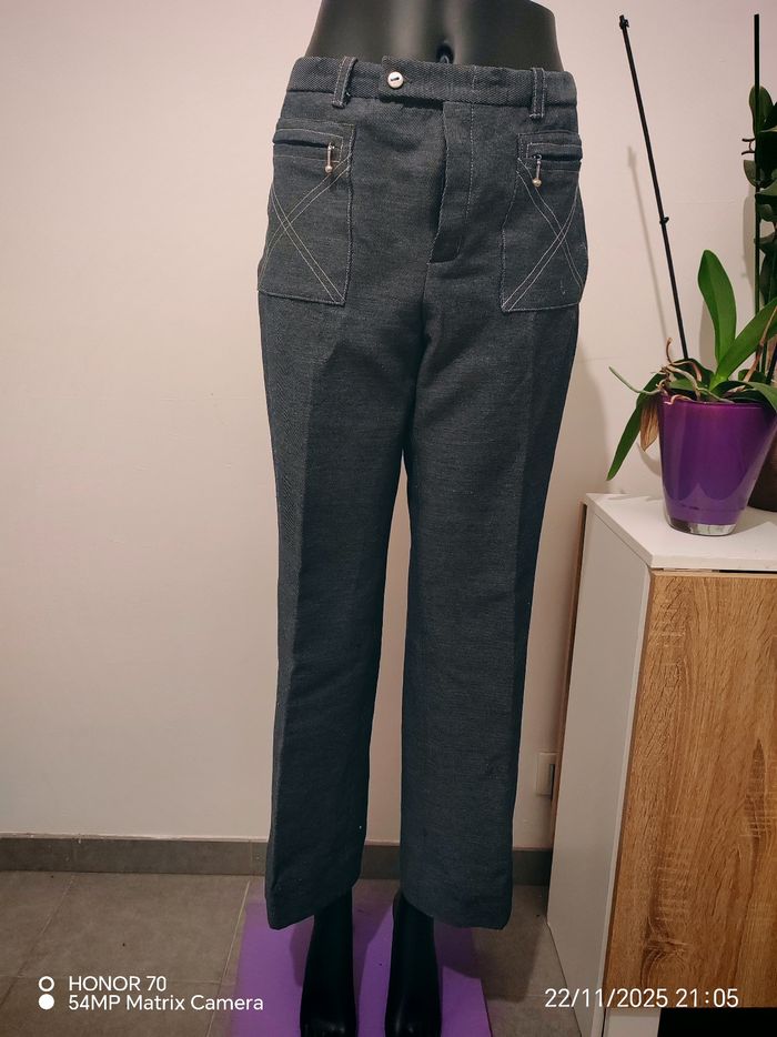 Pantalon vintage en jeans