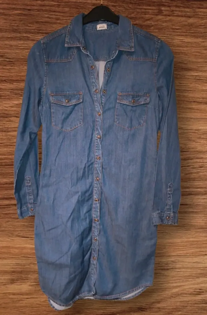 👖 Robe-Chemise en Jean - Taille S 👖