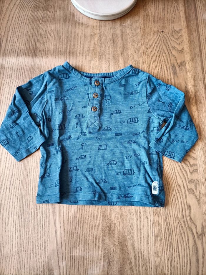 Tee-shirts manches longues bébé garçon 3 mois - photo numéro 6