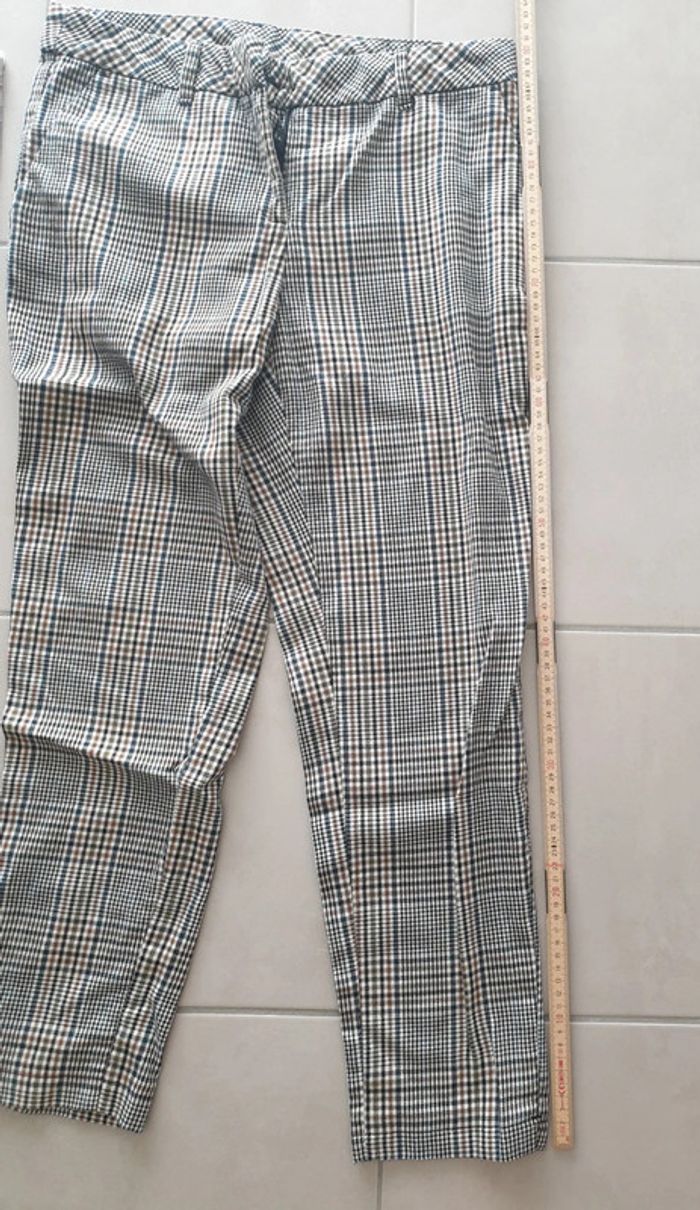 Pantalon tissus carreaux prince de Galles - photo numéro 3