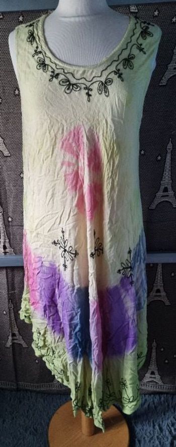 Robe d'été légère tie and dye taille 40-42