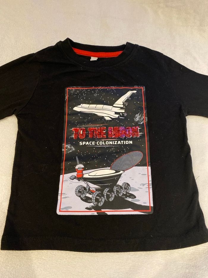 T shirt longue manche garçon 3 ans