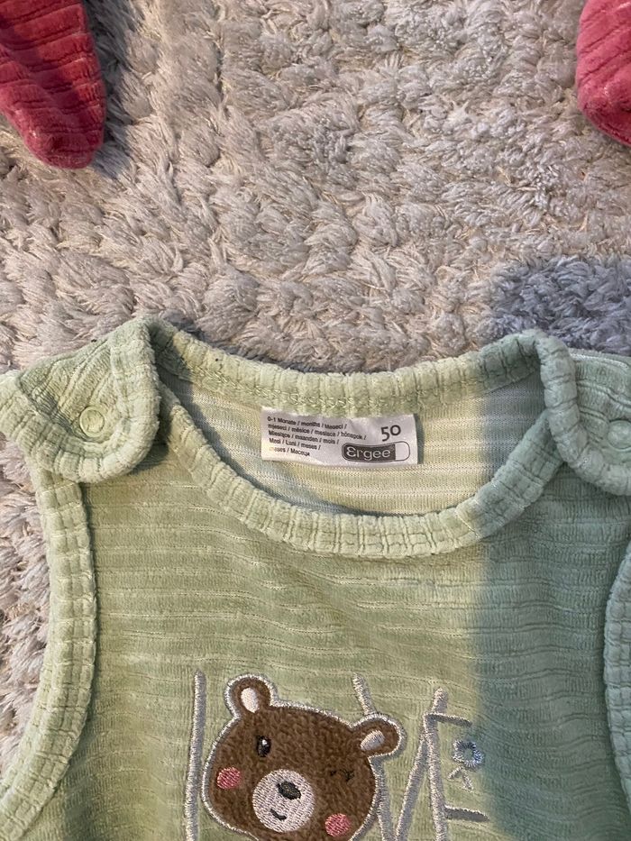 Lot de 8 grenouillères, pyjamas naissance à 3 mois bonne qualité - photo numéro 6