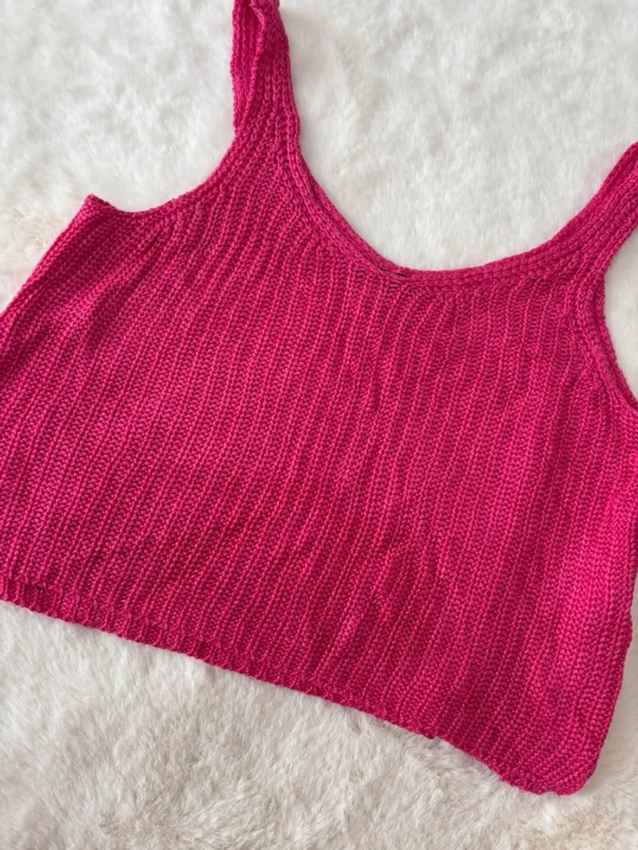 Top en tricot - photo numéro 2
