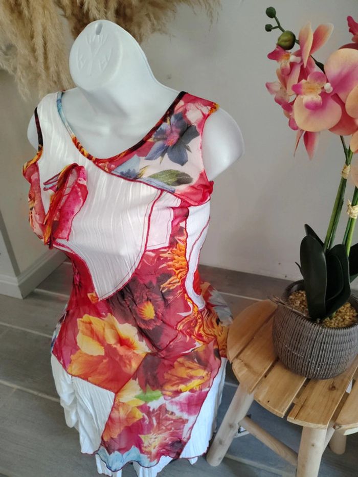 Sublime robe femme avec sa veste en lin 🎀 38 - photo numéro 2