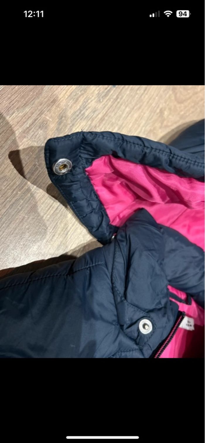 Manteau doudoune bleu marine 9 ans - photo numéro 3