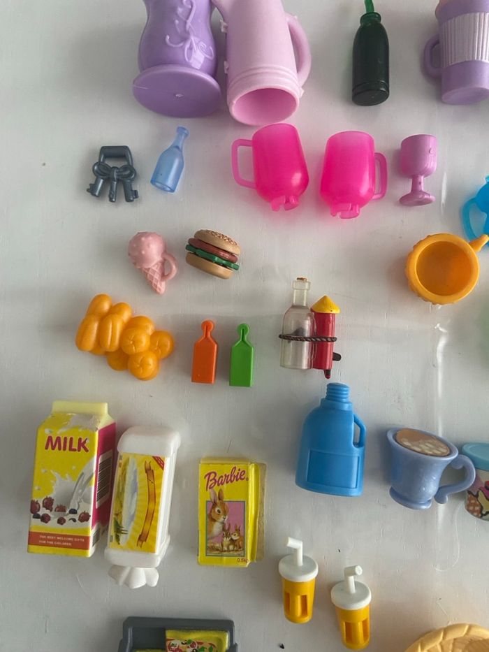 Lot d’accessoires Cuisine & Dinette Barbie / Maison de Poupées - photo numéro 7