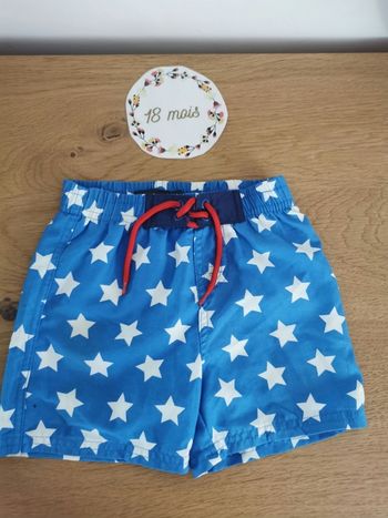 Short de bain bébé garçon 12mois in extenso en excellent état