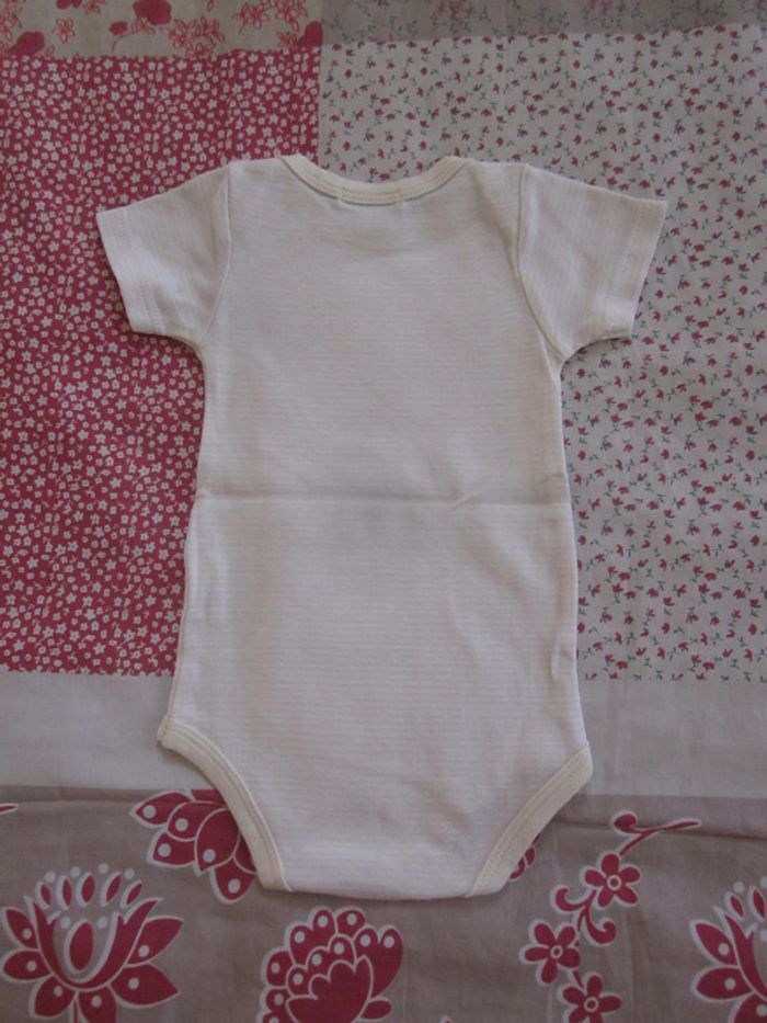 Lot de 3 Body manches courtes 6 mois - photo numéro 11